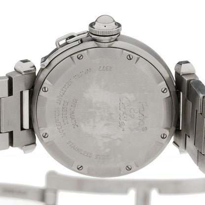 Cartier Stainless Steel 35mm Pasha GMT Automatic Watch Black 4 of 4