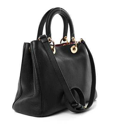 Christian Dior Bullcalf Medium Diorissimo Tote Black 4 of 14