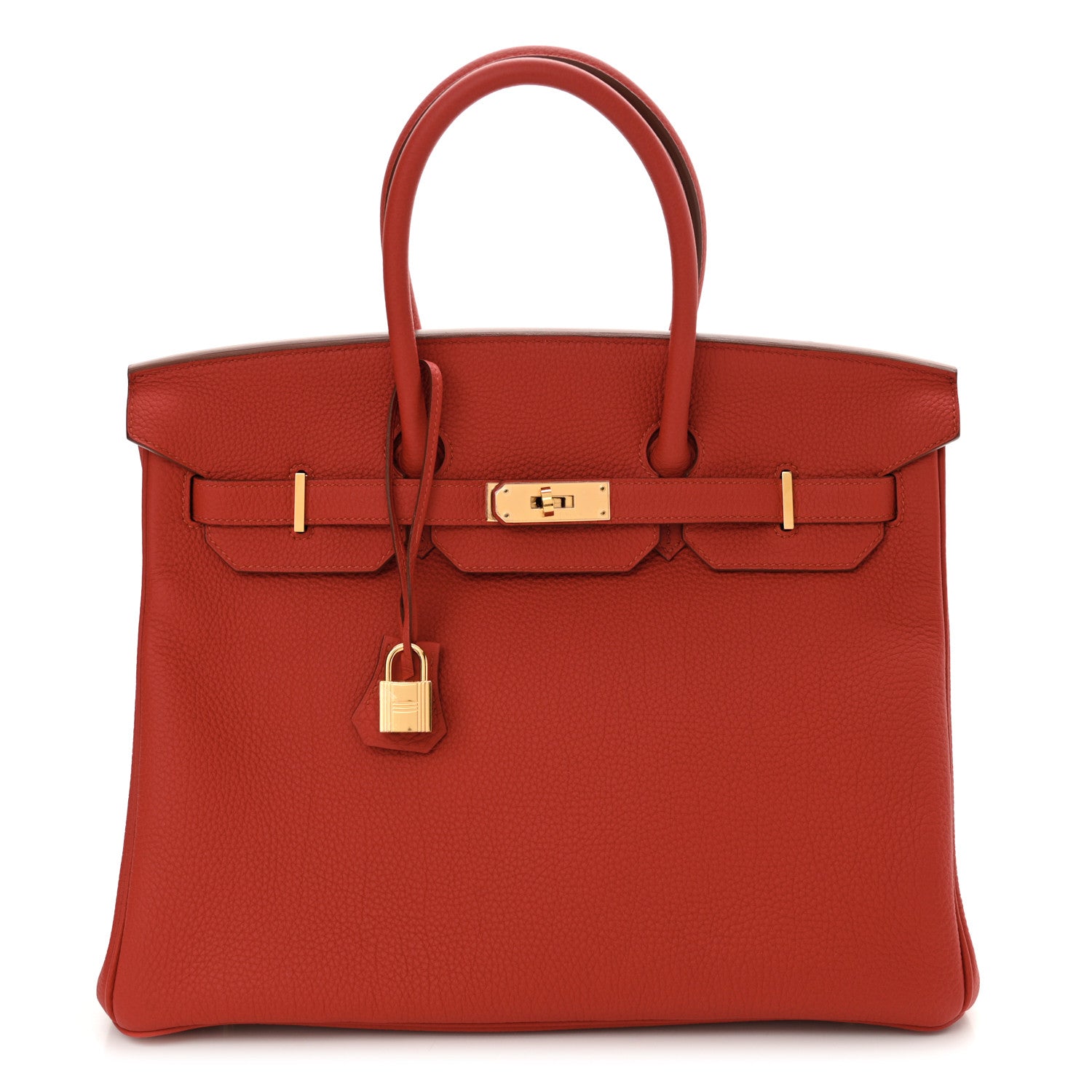 Hermes Togo BIRKIN 35 Rouge Garance 1 of 11