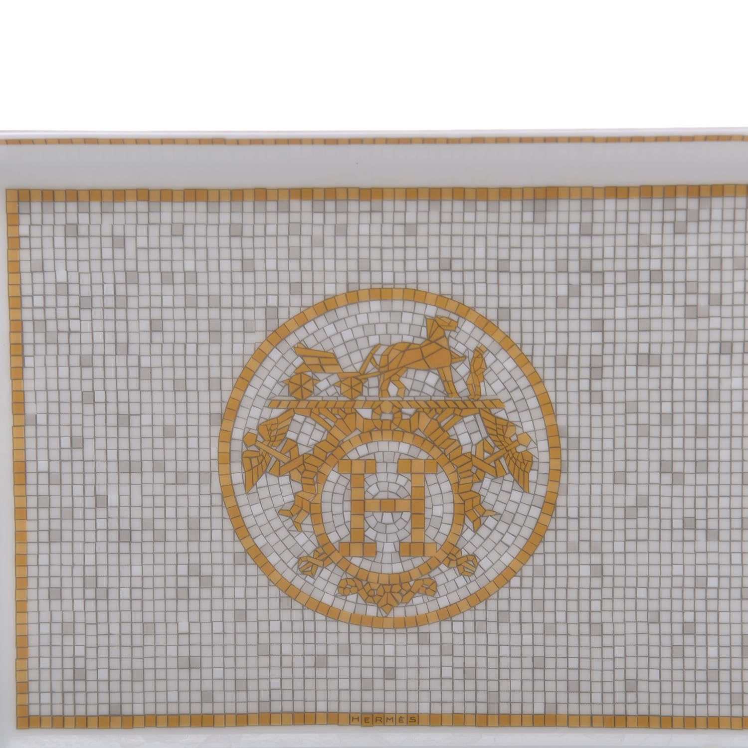 Hermes Porcelain Mosaique au 24 Sushi Plate 5 of 8