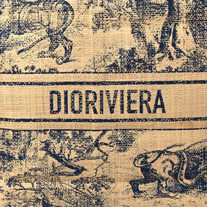 Christian Dior Straw Dioriviera Tote Beige 6 of 8
