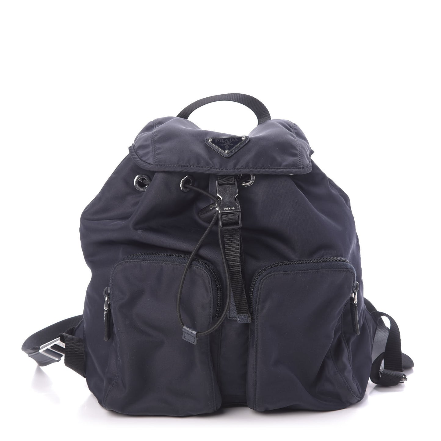 Nylon Vela Medium Backpack Bleuette