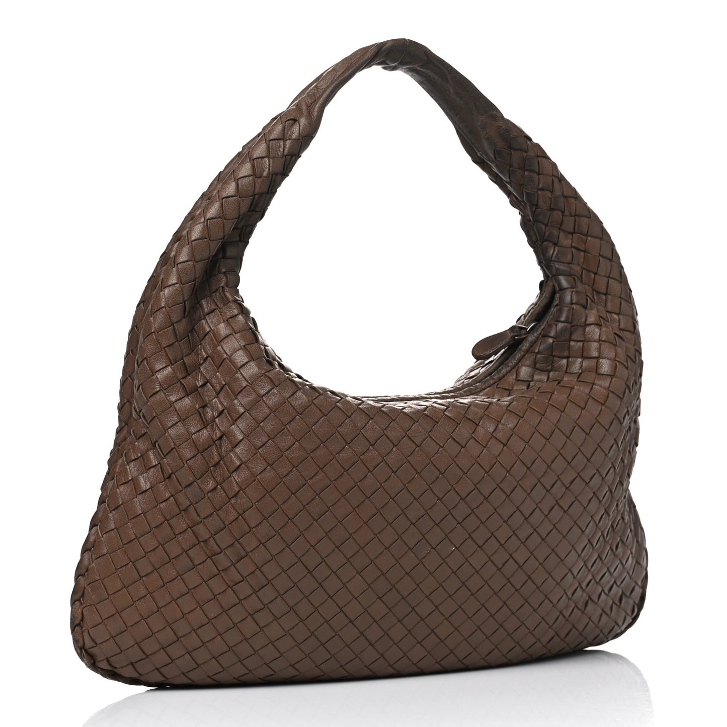 Nappa Intrecciato Medium Veneta Hobo Maple
