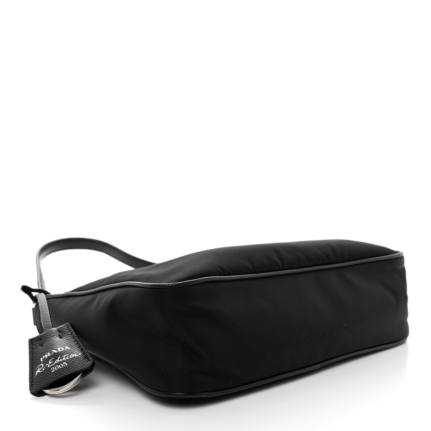 Prada Tessuto Nylon Saffiano Mini Re-Edition 2005 Bag Black 4 of 10