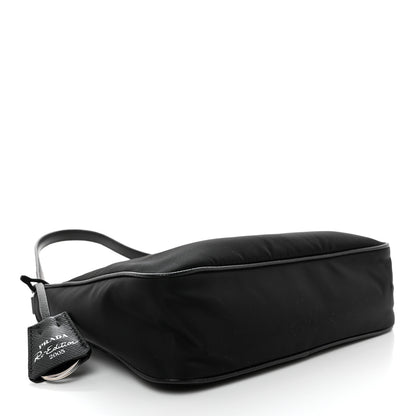 Prada Tessuto Nylon Saffiano Mini Re-Edition 2005 Bag Black 4 of 10