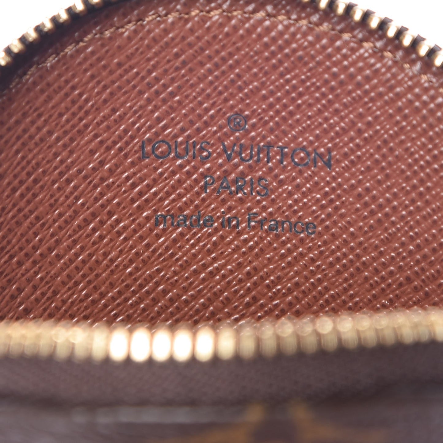 Monogram Round Coin Purse