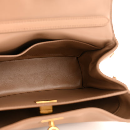 Balenciaga Natural Smooth Calfskin Mini Rodeo Top Handle Handbag Latte 5 of 11