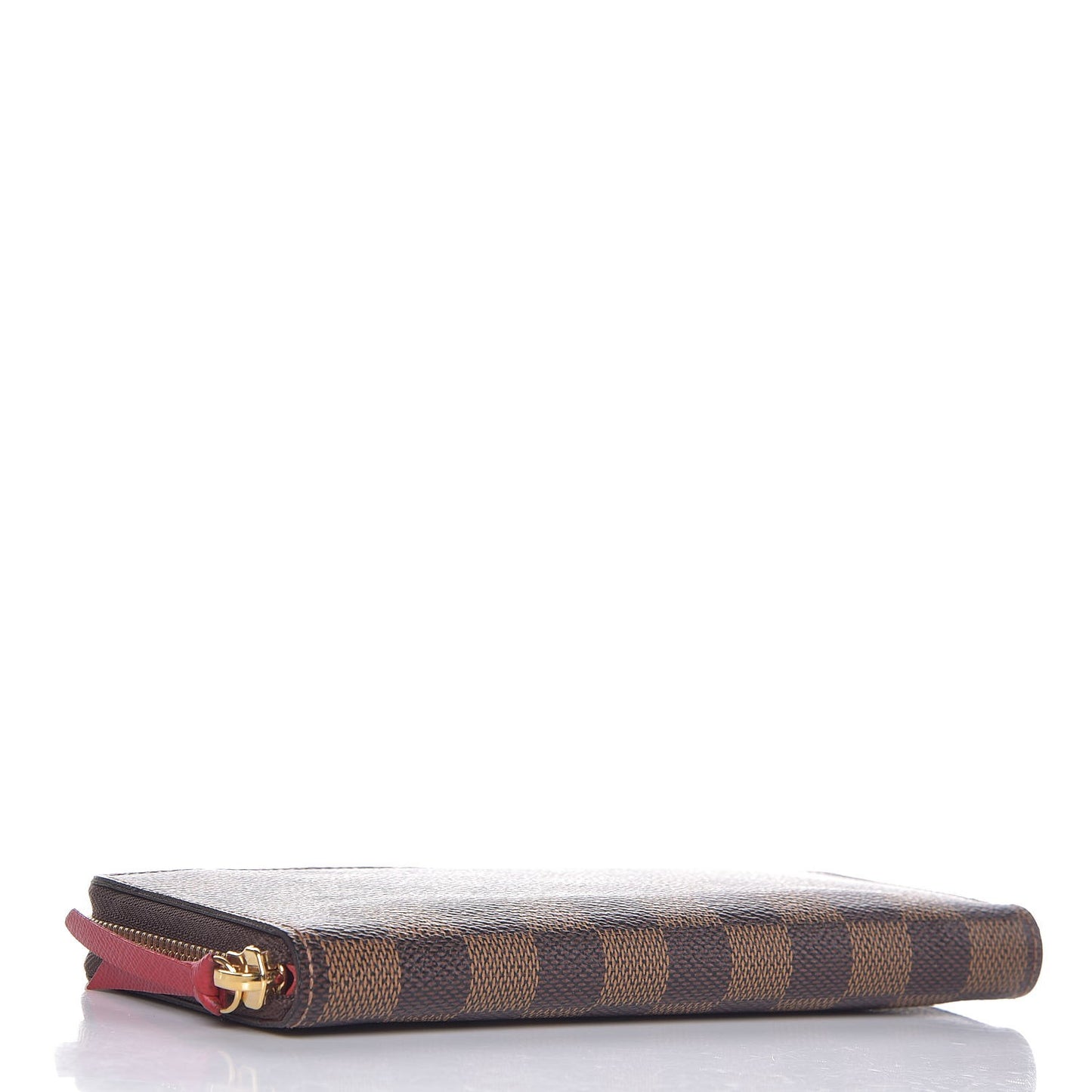 Damier Ebene Clemence Wallet Cherry