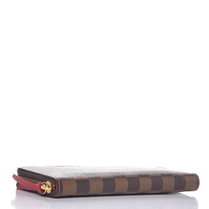 Louis Vuitton Damier Ebene Clemence Wallet Cherry 4 of 8