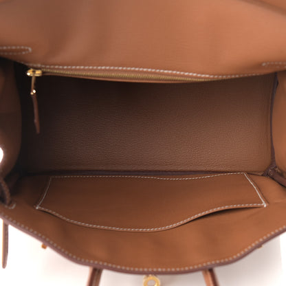 Hermes Togo Birkin 25 Gold 5 of 10