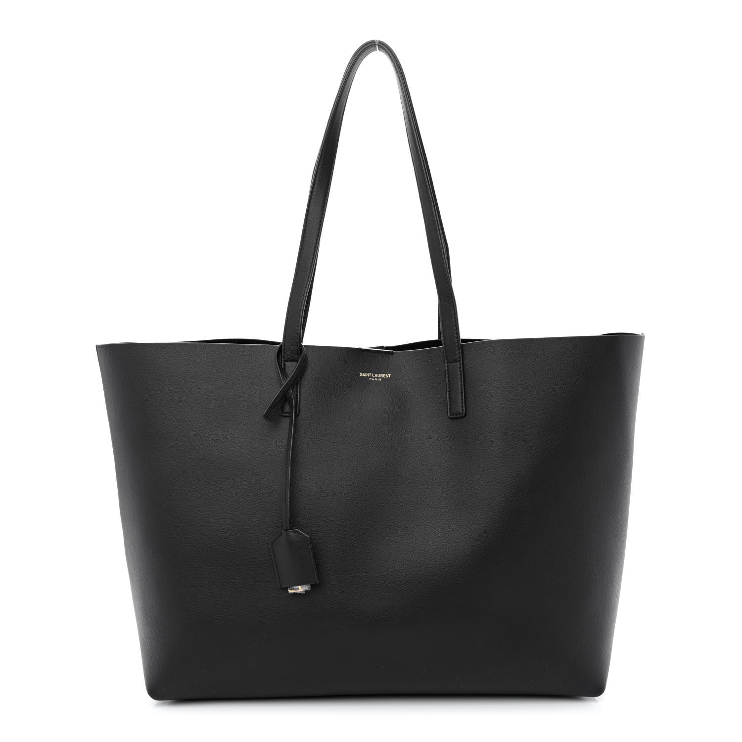 Saint Laurent Calfskin Large Shopping Tote Black 3 of 12
