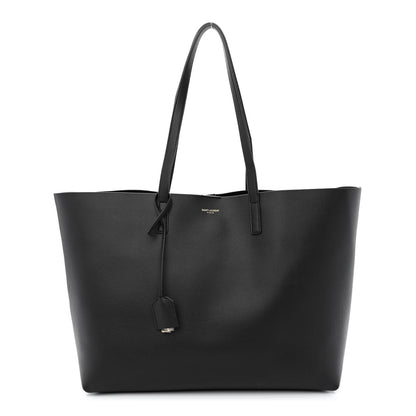 Saint Laurent Calfskin Large Shopping Tote Black 3 of 12