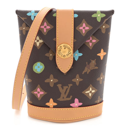 Louis Vuitton X TYLER THE CREATOR Monogram Craggy Envelope Pouch Chocolate 1 of 10