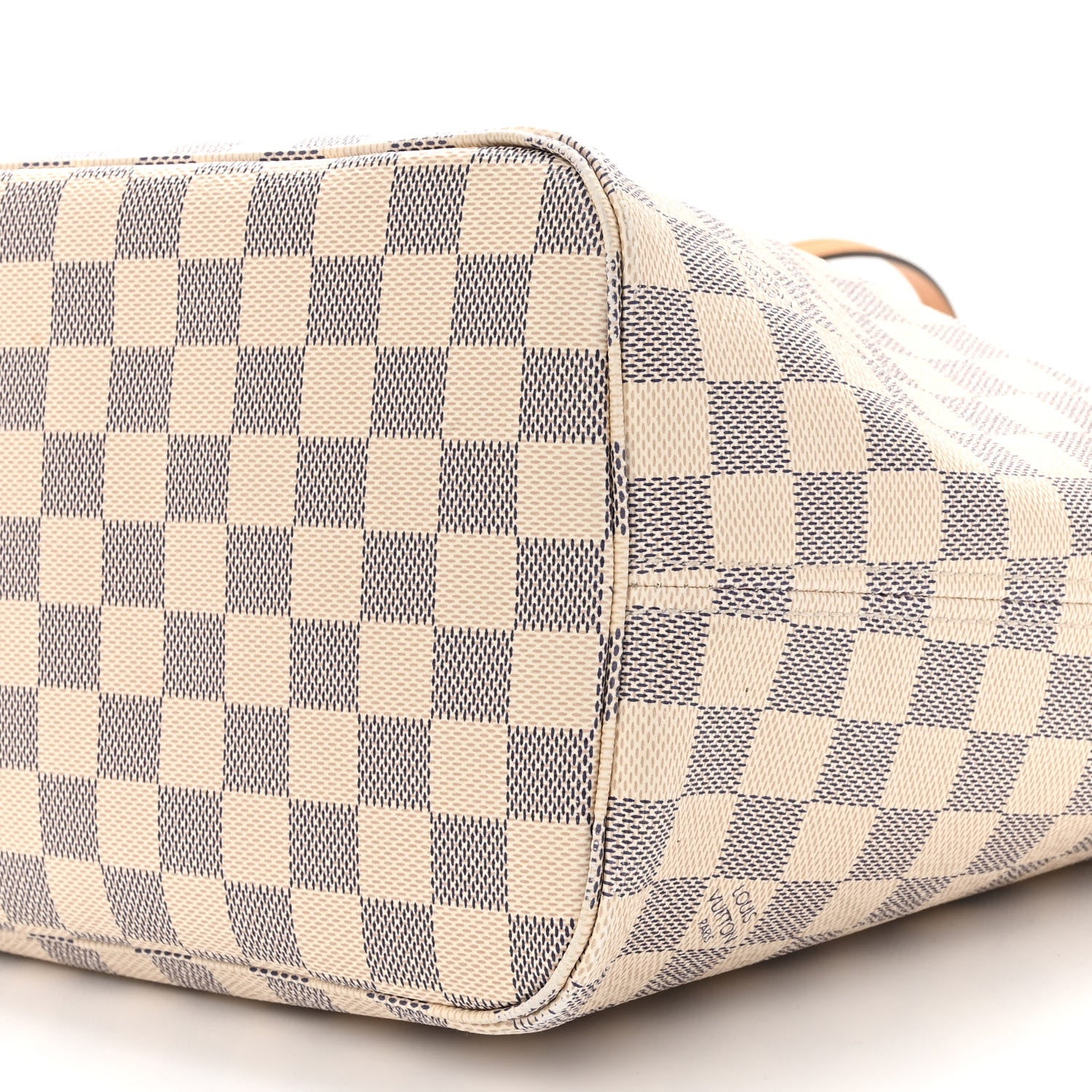 Louis Vuitton Damier Azur Braided Neverfull MM Orange 10 of 11