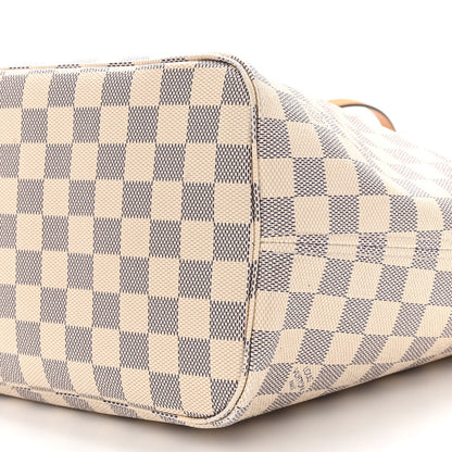 Louis Vuitton Damier Azur Braided Neverfull MM Orange 10 of 11