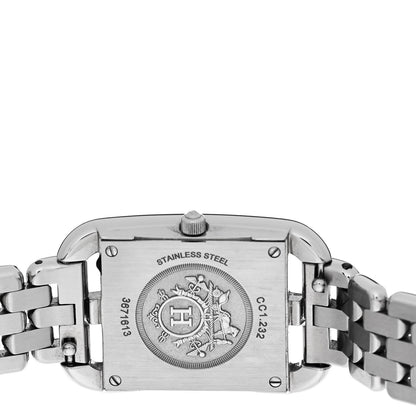 Hermes Stainless Steel Diamond Bezel Mother of Pearl 23mm Cape Cod Quartz Watch 4 of 5