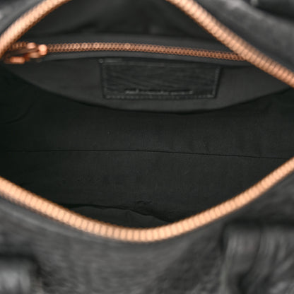 Alexander Wang Pebbled Lambskin Rocco Black Rose Gold Hardware 5 of 13