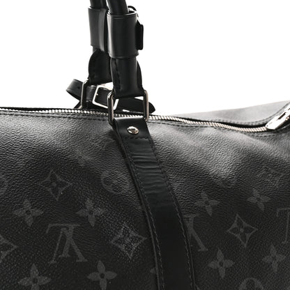 Louis Vuitton Monogram Eclipse Keepall Bandouliere 55 18 of 19