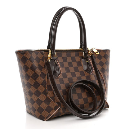 Louis Vuitton Damier Ebene Caissa Tote PM Rose Ballerine 3 of 16