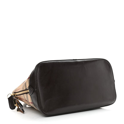Burberry Haymarket Check Picadilly Bowler Brown 4 of 15