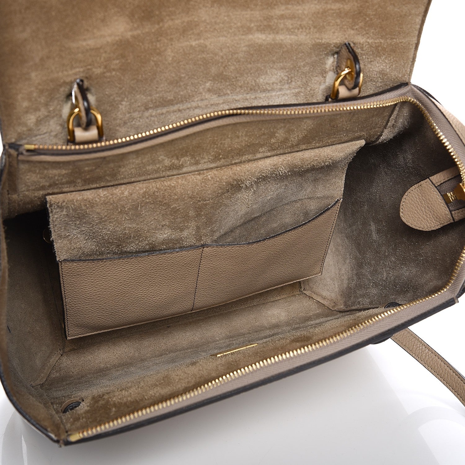 Celine Grained Calfskin Mini Belt Bag Dune 7 of 12