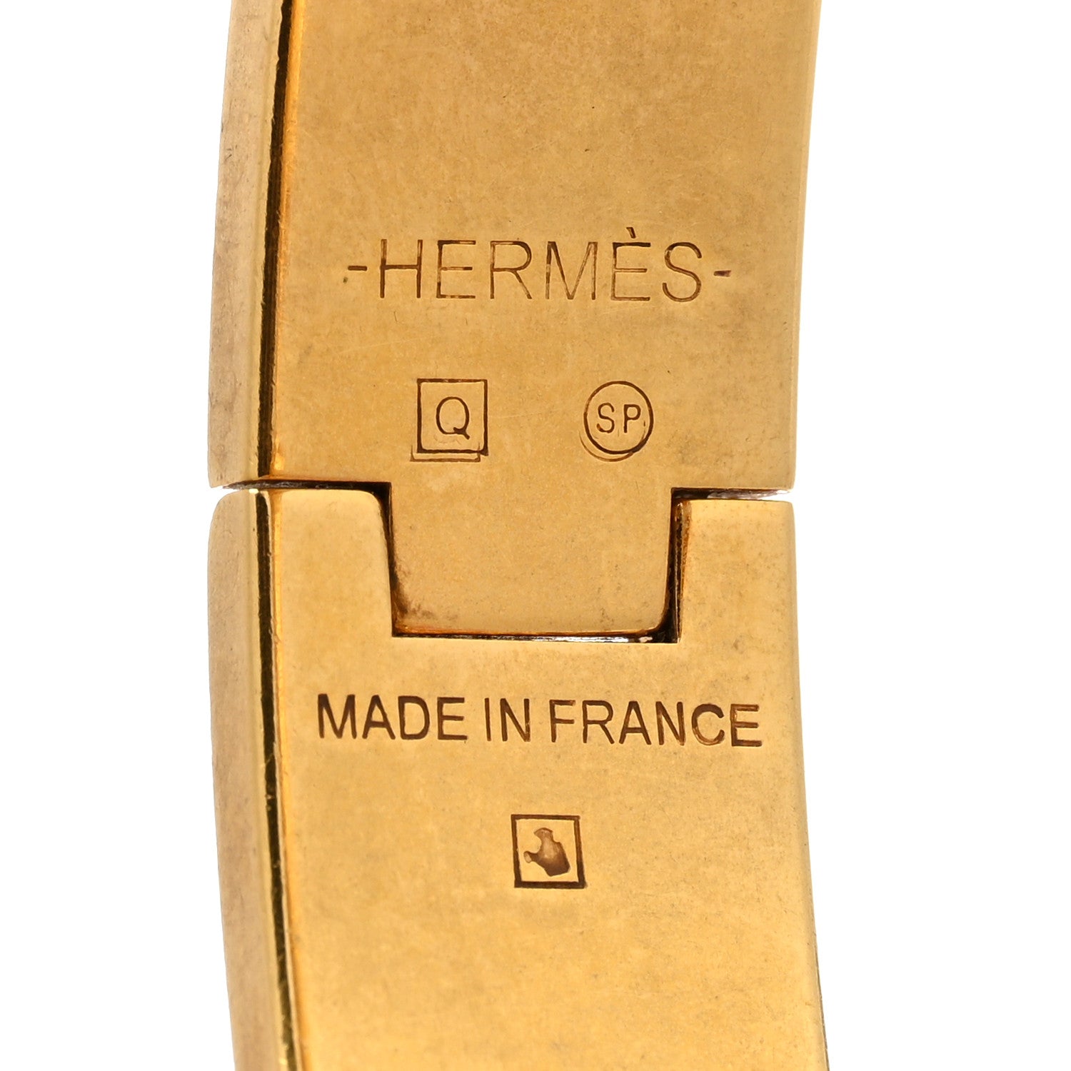 Hermes Enamel Narrow Clic Clac H Bracelet PM White 4 of 7