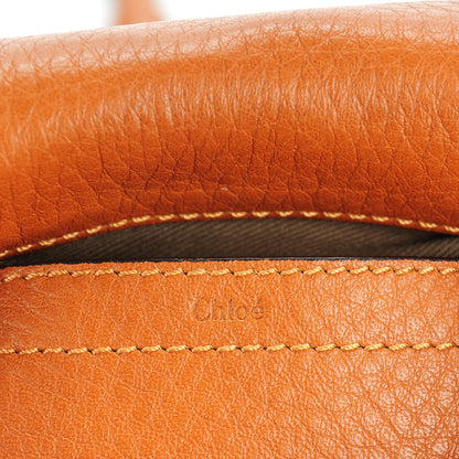 Chloe Calfskin Mini Marcie Round Crossbody Bag Tan 6 of 8
