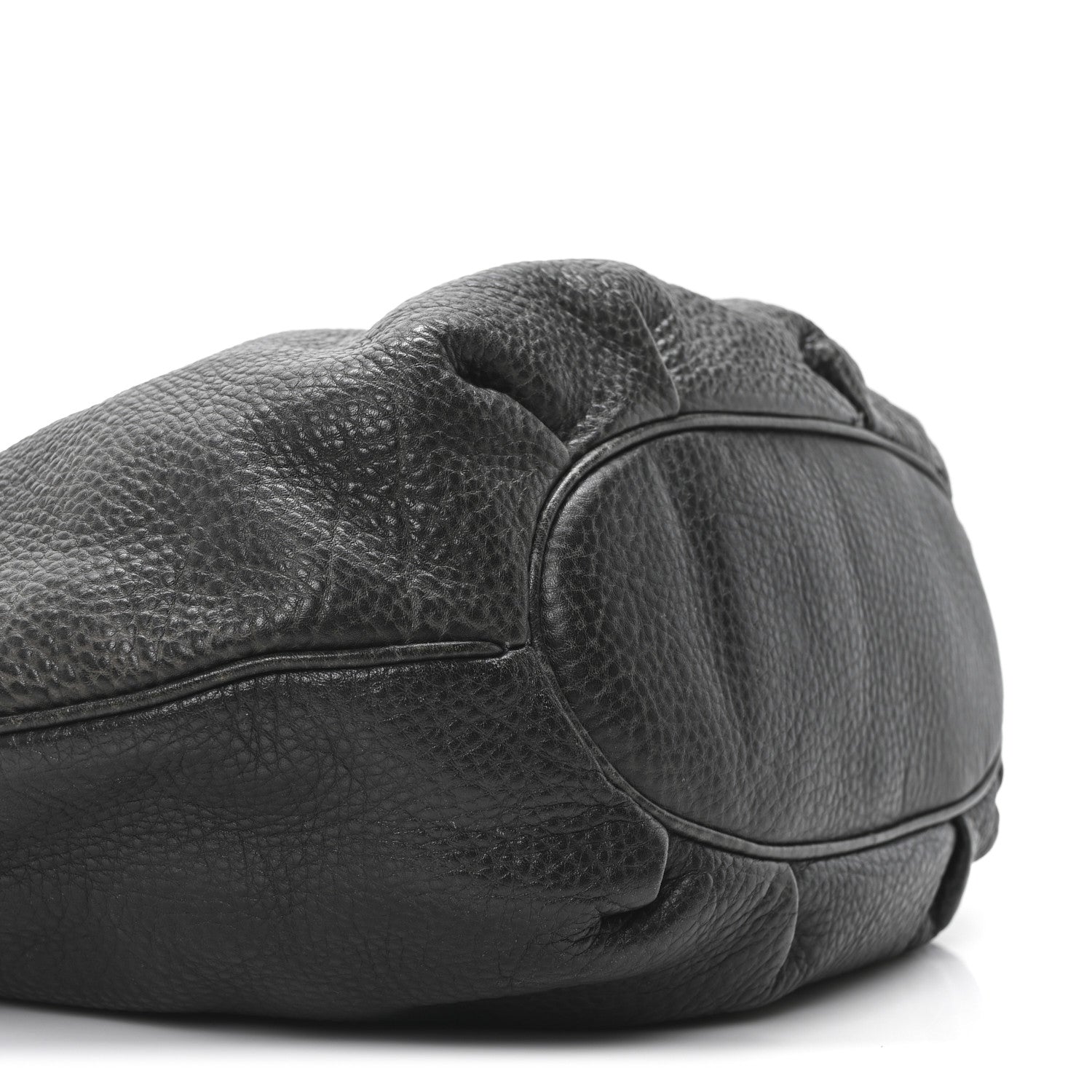 Gucci Pebbled Calfskin Medium Pelham Hobo Black 9 of 10