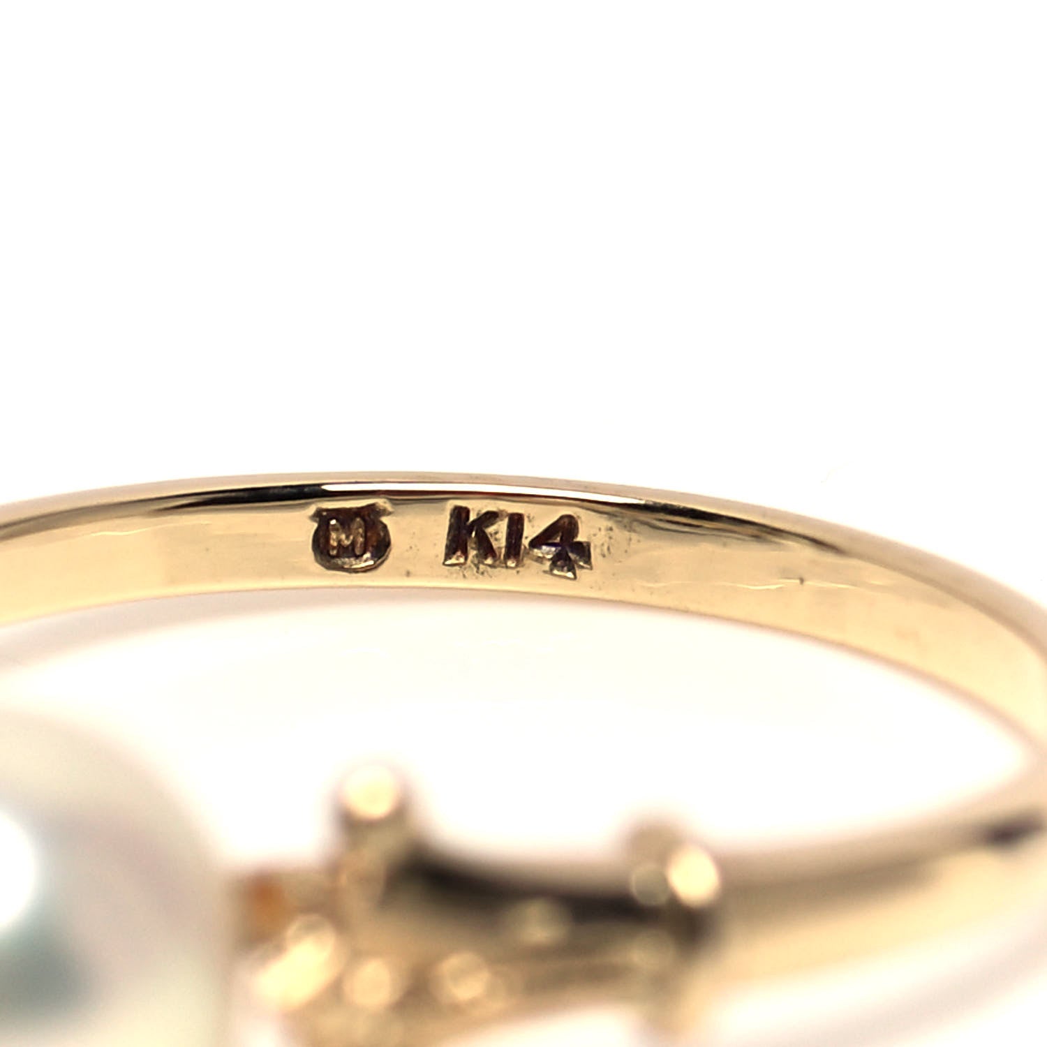 Mikimoto 14K Yellow Gold Akoya Pearl 7mm Ring 50 5.25 4 of 4