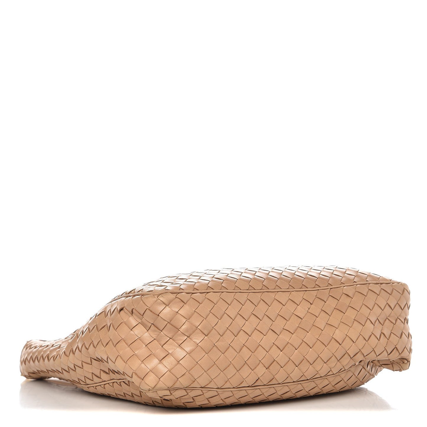 Nappa Intrecciato Shoulder Bag Beige