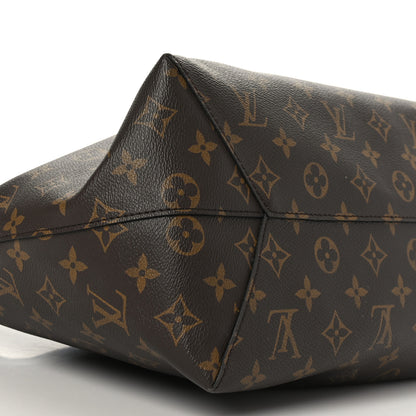 Louis Vuitton Monogram Flower Hobo Black 8 of 9