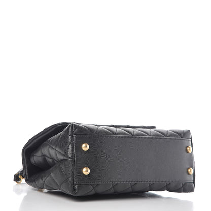 Chanel Caviar Quilted Mini Coco Handle Flap Black 4 of 10