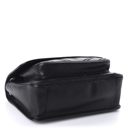 Saint Laurent Lambskin Matelasse Monogram Microstud Medium Niki Chain Satchel Black 4 of 11