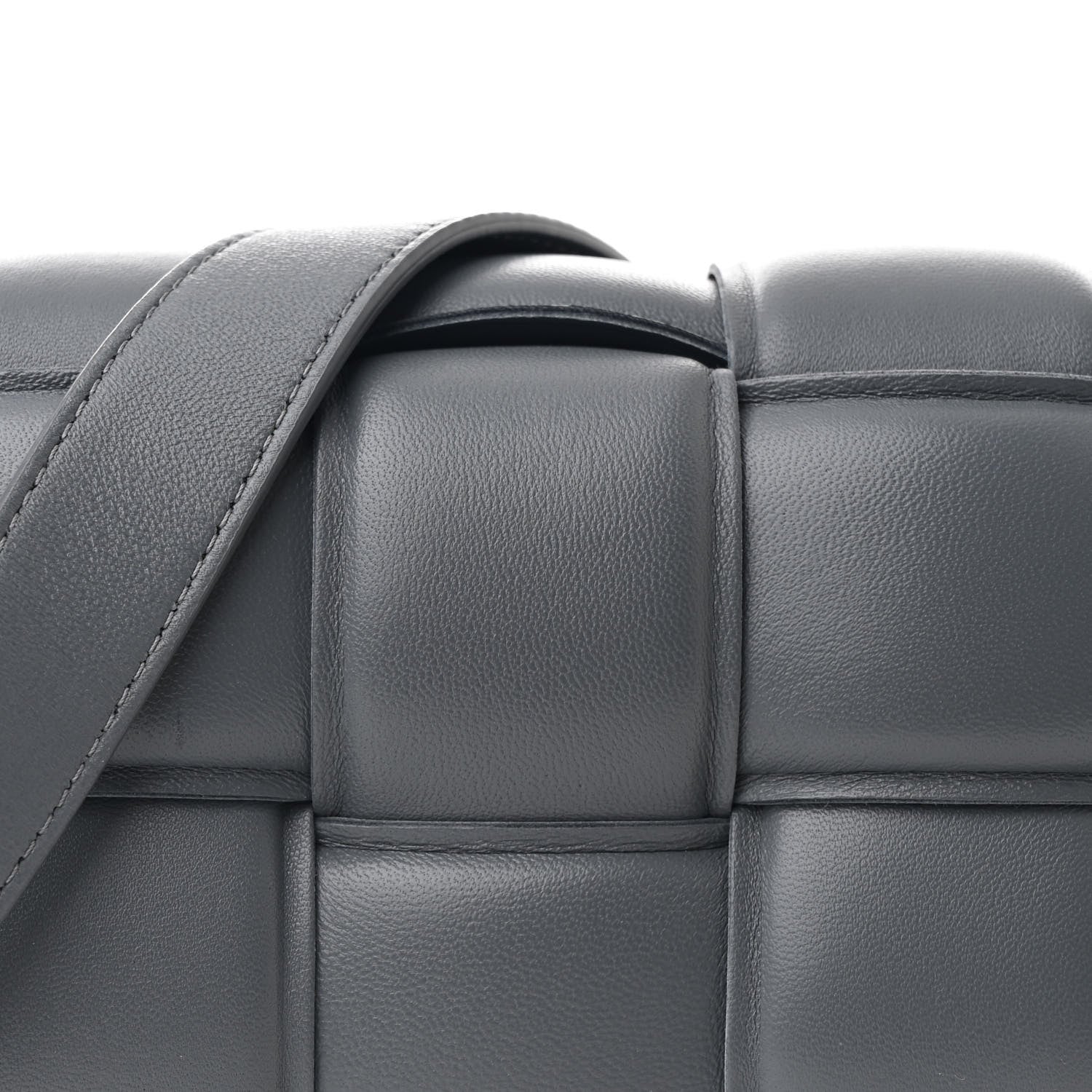 Bottega Veneta Nappa Maxi Intreccio Padded Cassette Crossbody Bag Thunder 8 of 10