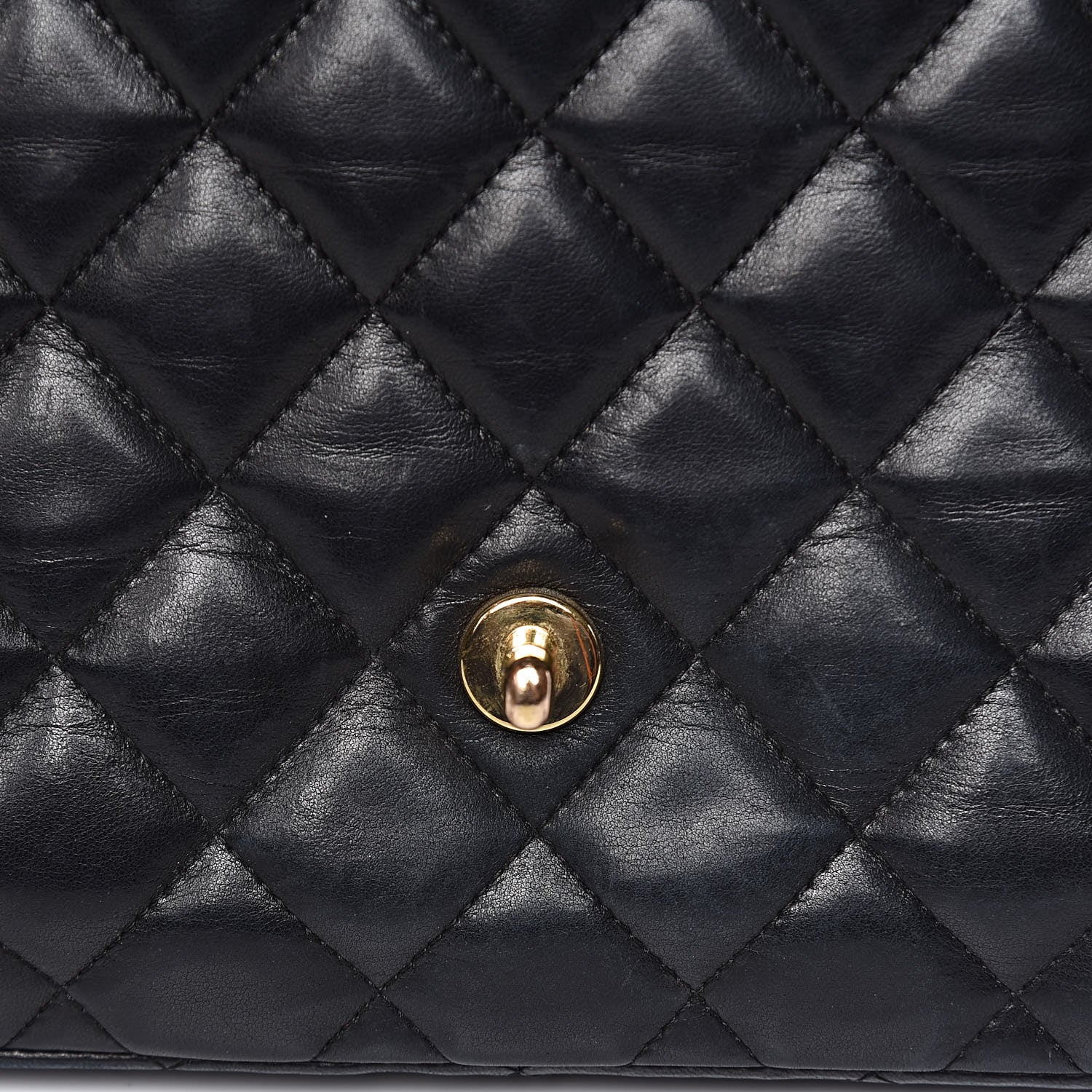 Chanel Lambskin Quilted Jumbo Single Flap Black 12 of 24