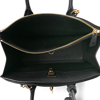 Louis Vuitton Taurillon City Steamer MM Black 5 of 11