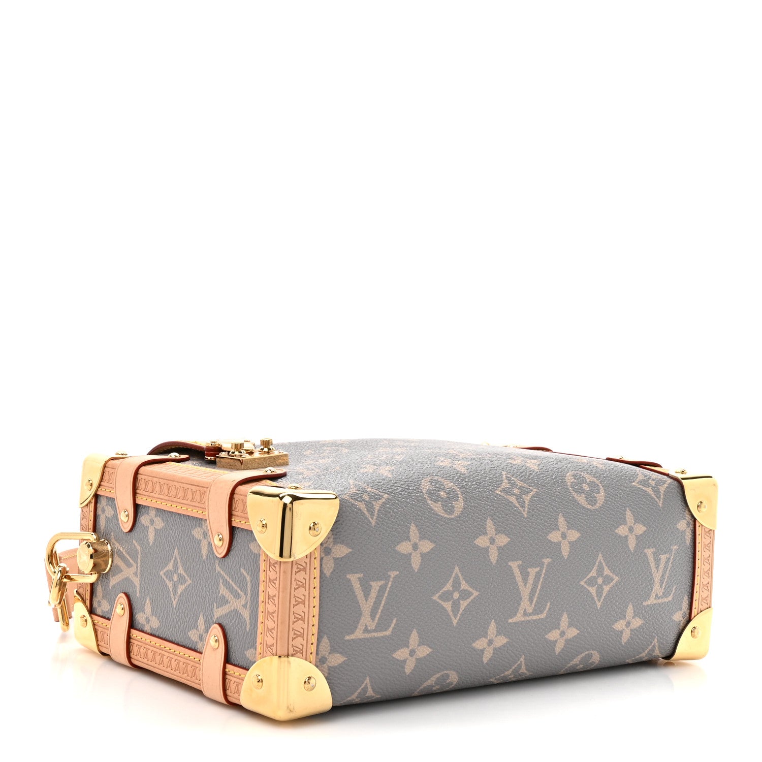 Louis Vuitton Monogram Side Trunk MM Trianon Gray 4 of 11