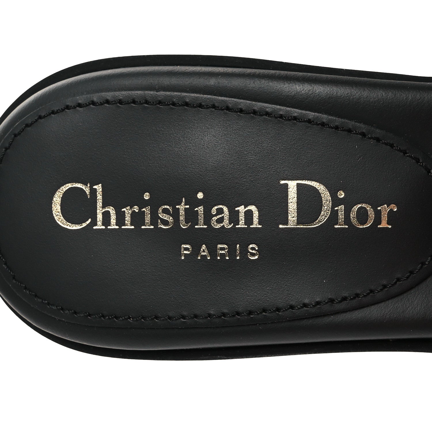 Christian Dior Calfskin Cannage Quilted Dio(r)evolution 80mm Slide Sandals 38.5 Black 8 of 8