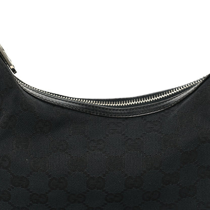 Gucci Monogram GG Clasp Hobo Black 8 of 10