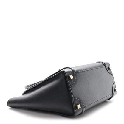 Celine Smooth Calfskin Micro Luggage Black 4 of 11