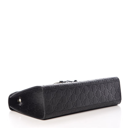 Gucci Guccissima Medium Emily Chain Shoulder Bag Black 4 of 9