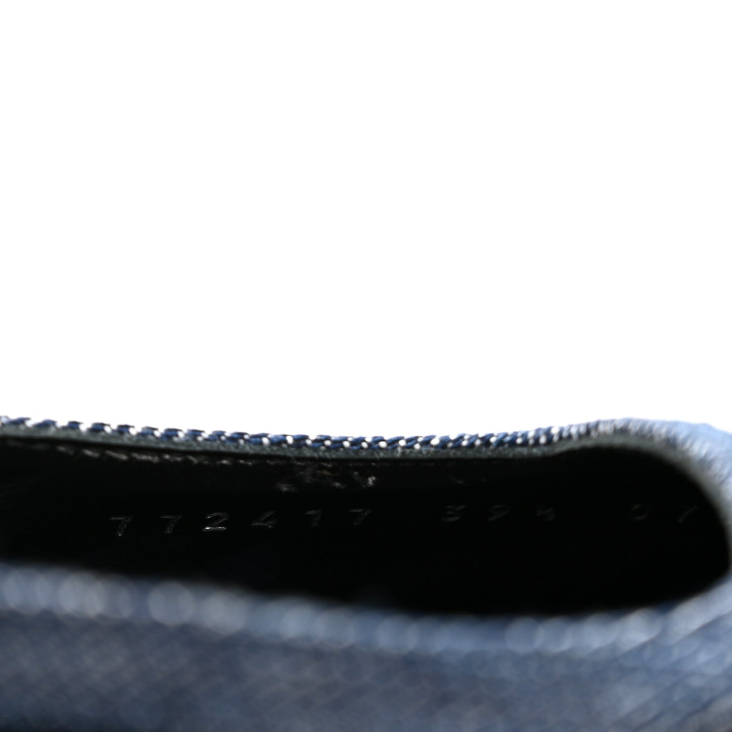Denim GG Monogram Malaga Kid Crystal Square G 35mm Slingback Pumps 39.5 Blue