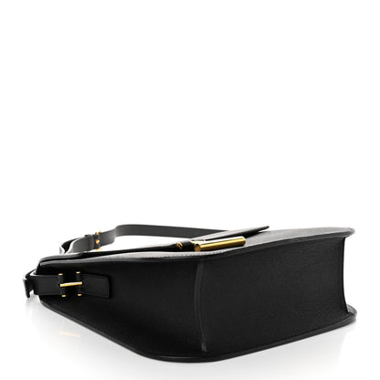 Tom Ford Calfskin Medium T Clasp Tara Crossbody Bag Black 4 of 11