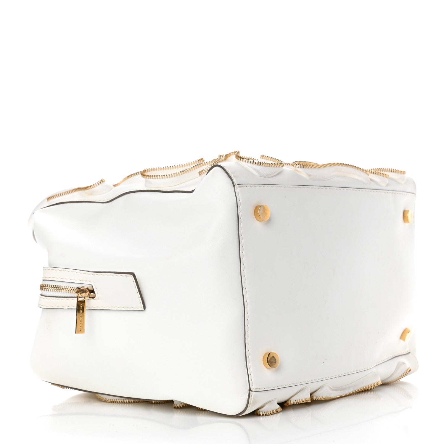 Stella McCartney Eco Alter Nappa Cavendish Zipper Tote White 3 of 6