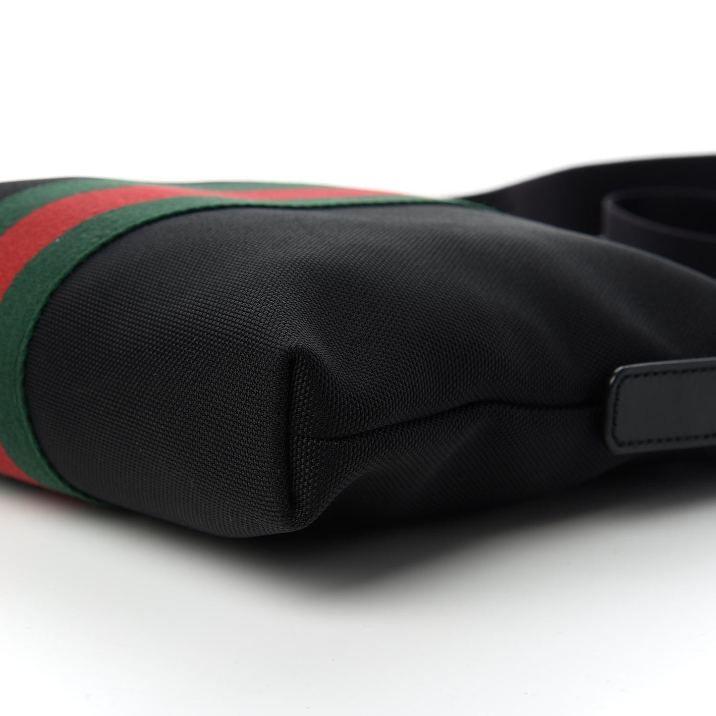 Techno Canvas Web Messenger Bag Black