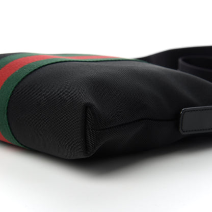 Gucci Techno Canvas Web Messenger Bag Black 7 of 10