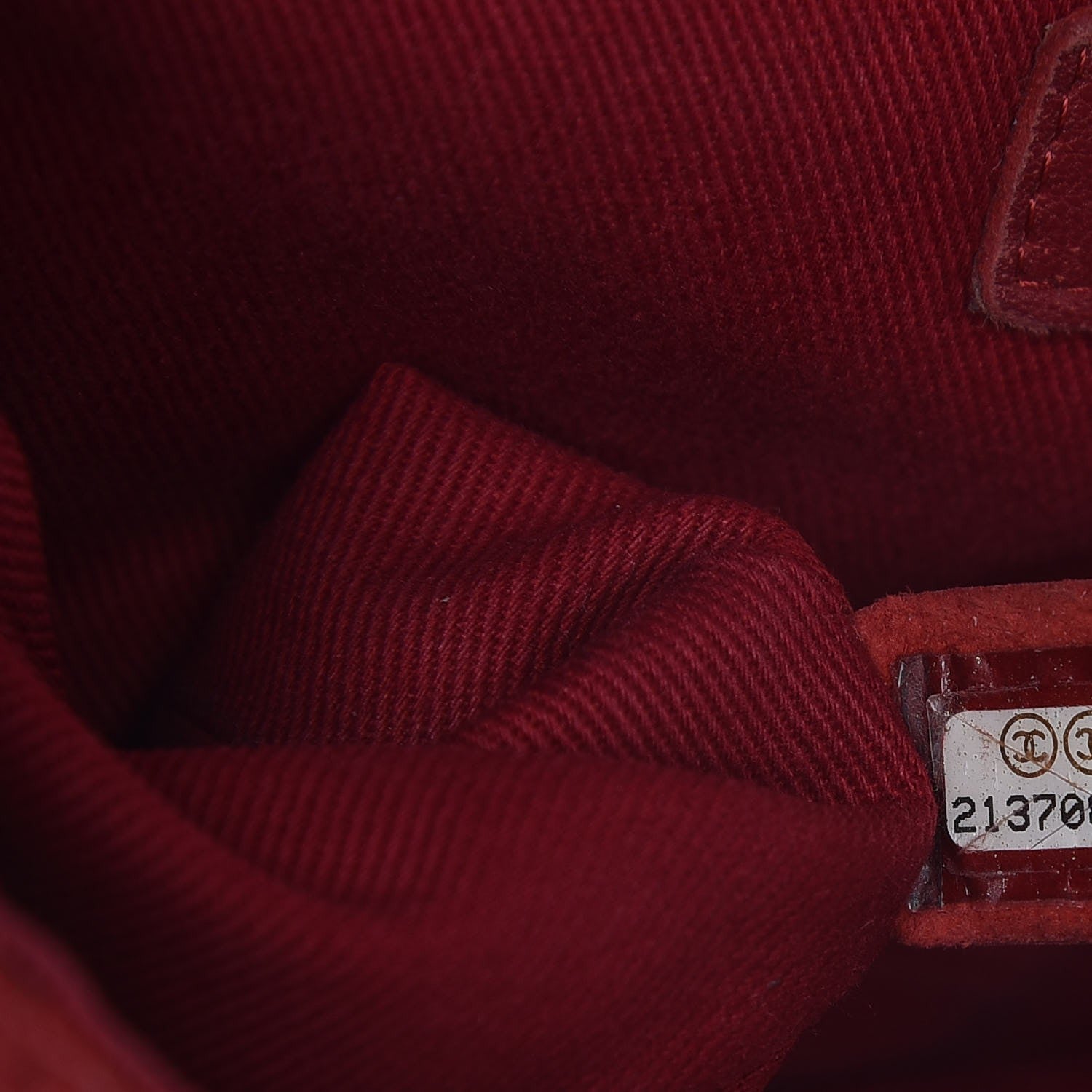 Chanel Caviar Stitched Small Flap Red 7 of 11