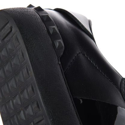 Valentino Garavani Calfskin Womens Rockstud Open Sneakers 35.5 Black 11 of 11