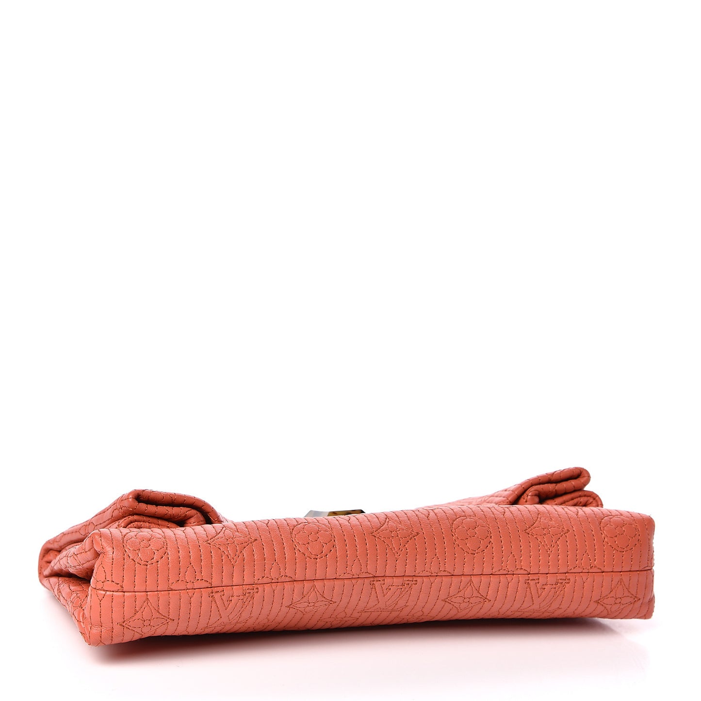 Calfskin Quilted Monogram Altair Clutch Rose