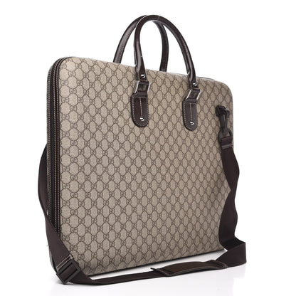 Gucci GG Supreme Monogram Interlocking G Large Garment Hard Case Travel Bag 2 of 13